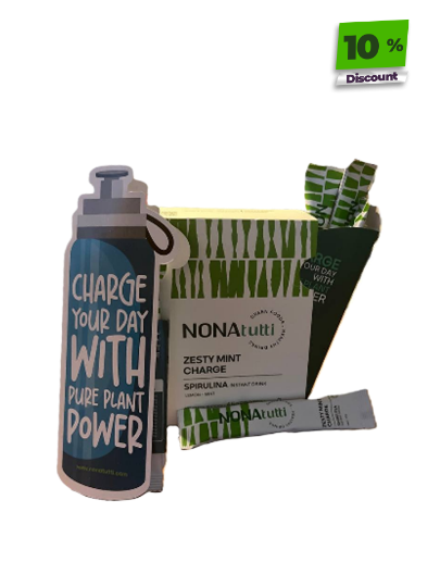 تصویر  پک دو هفته ای - نوشیدنی اسپیرولینا با طعم نعنا و لیمو